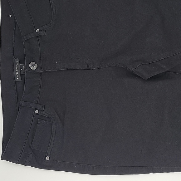 Lane Bryant Black Denim Stretch Capris NWOT - Picture 6 of 15